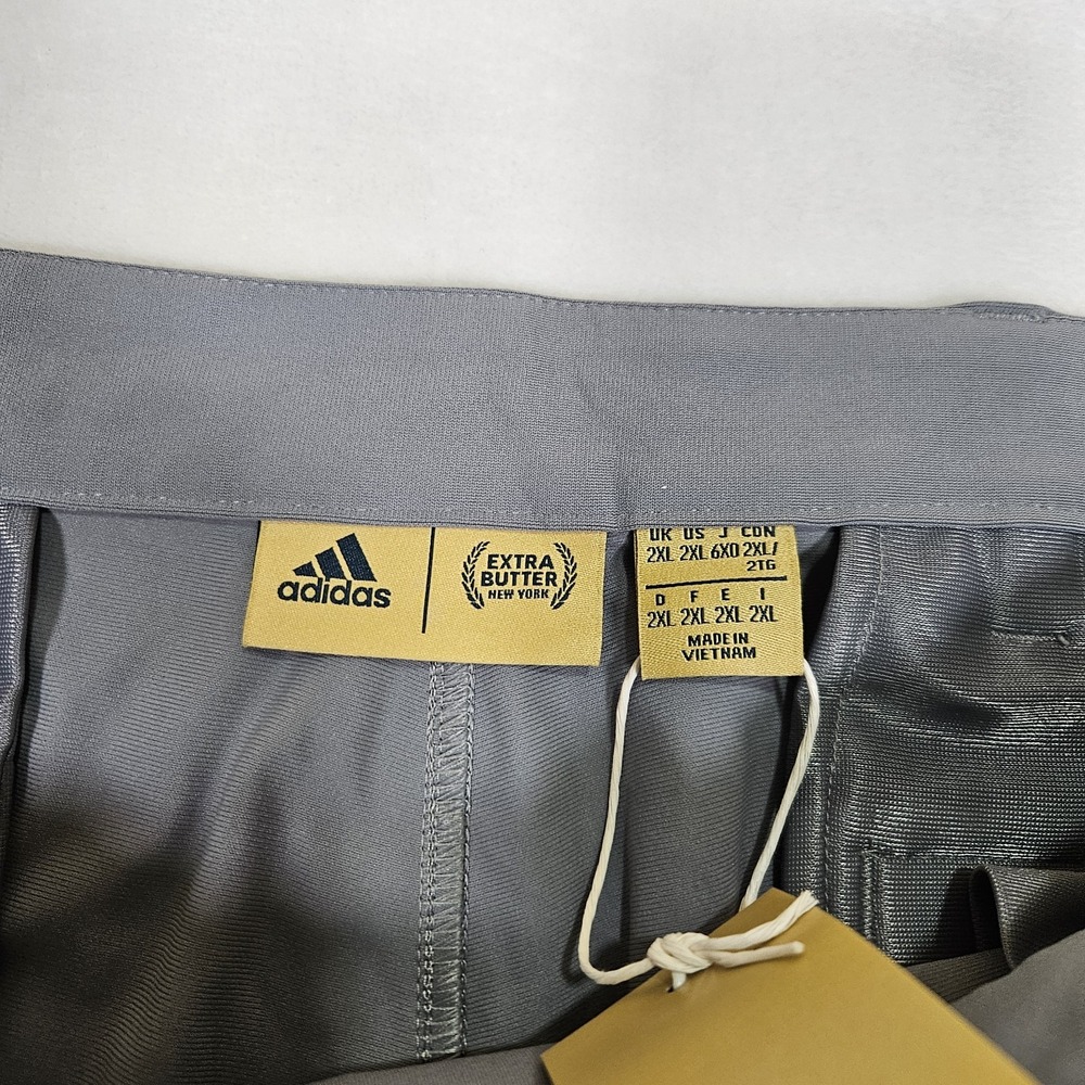 Extra Butter Adidas Happy Gilmore Gray‎ Golf PantS 2XL 25th Anniversary Warpknit - Picture 5 of 10
